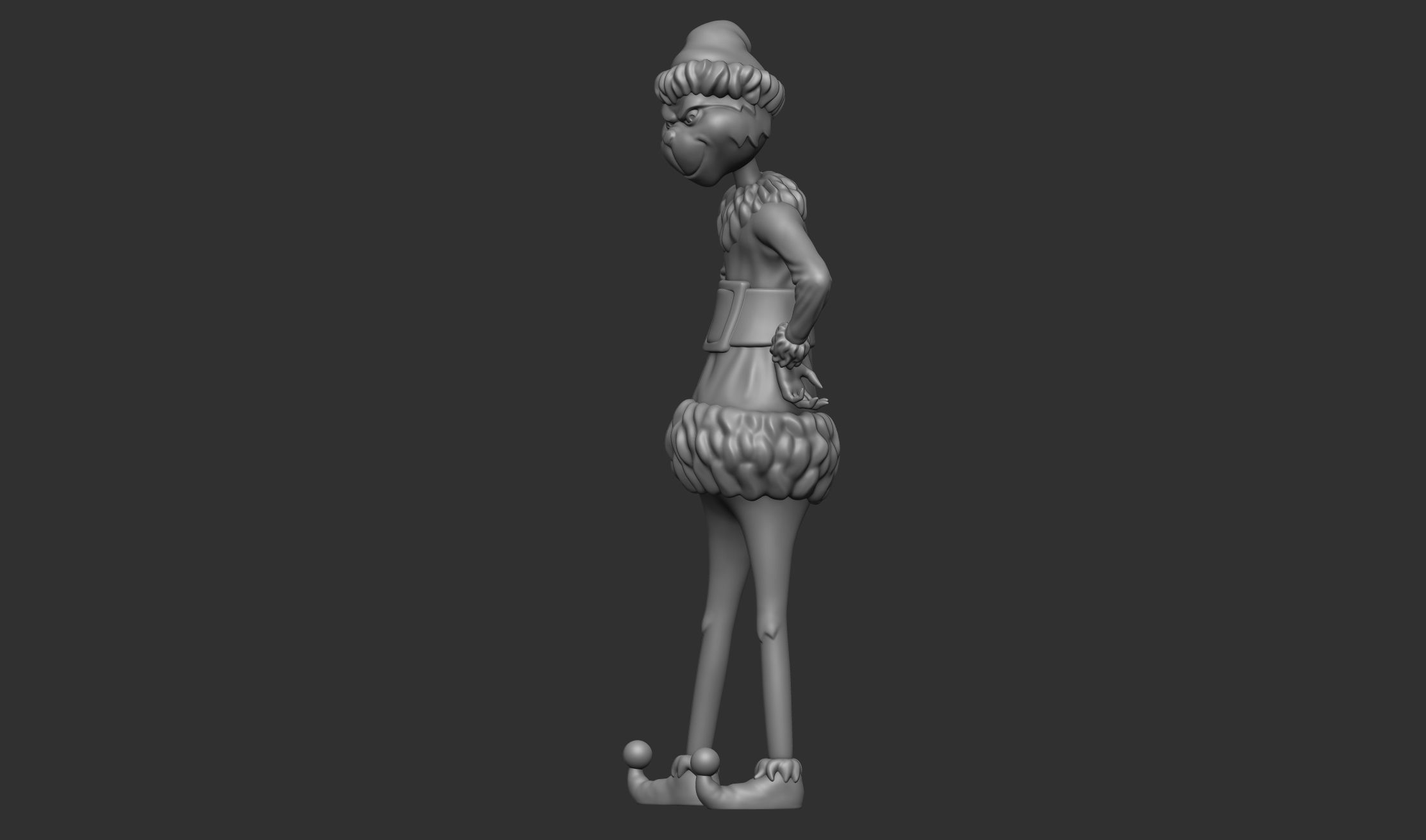 Grinch 3D print model_6
