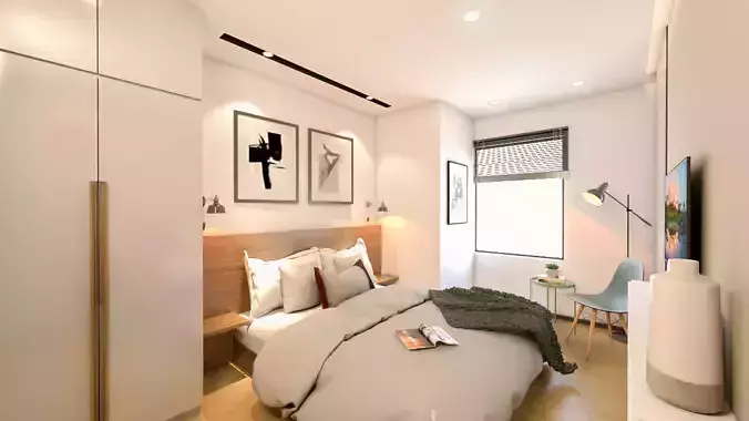 Bedroom at Apartment Studio Type