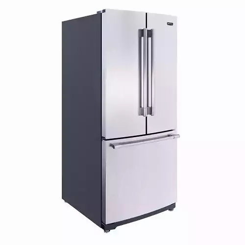 KitchenAid 19 and 7 cu ft French Door Refrigerator 3D model