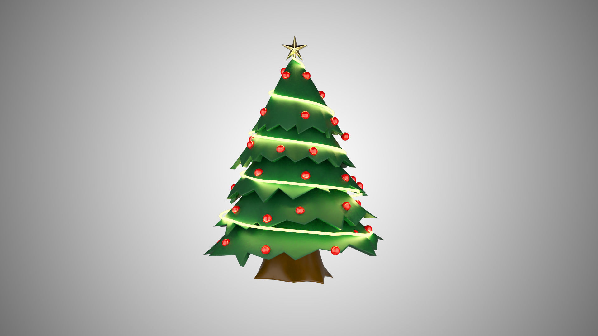 Christmas Decorations Package 3D model_4