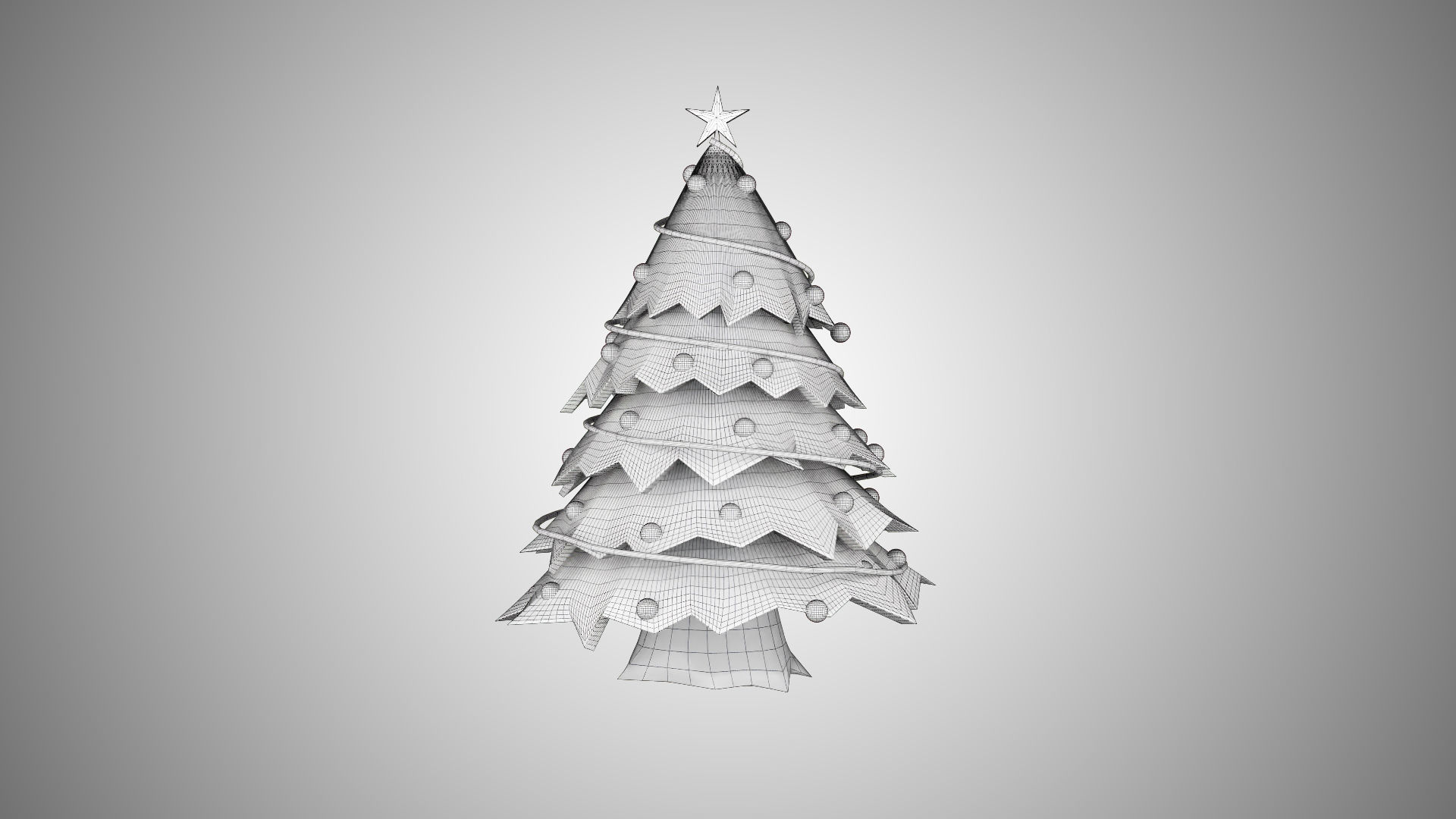 Christmas Decorations Package 3D model_6