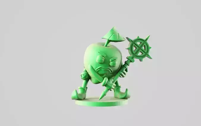 Clericapple figurine 3D print model