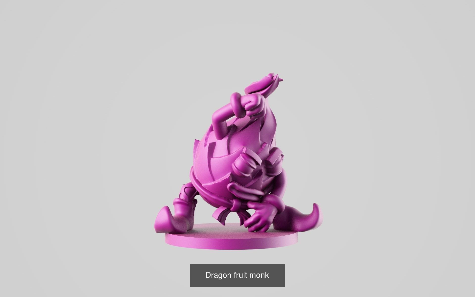 Adventurous fruits 3D Model Collection_2