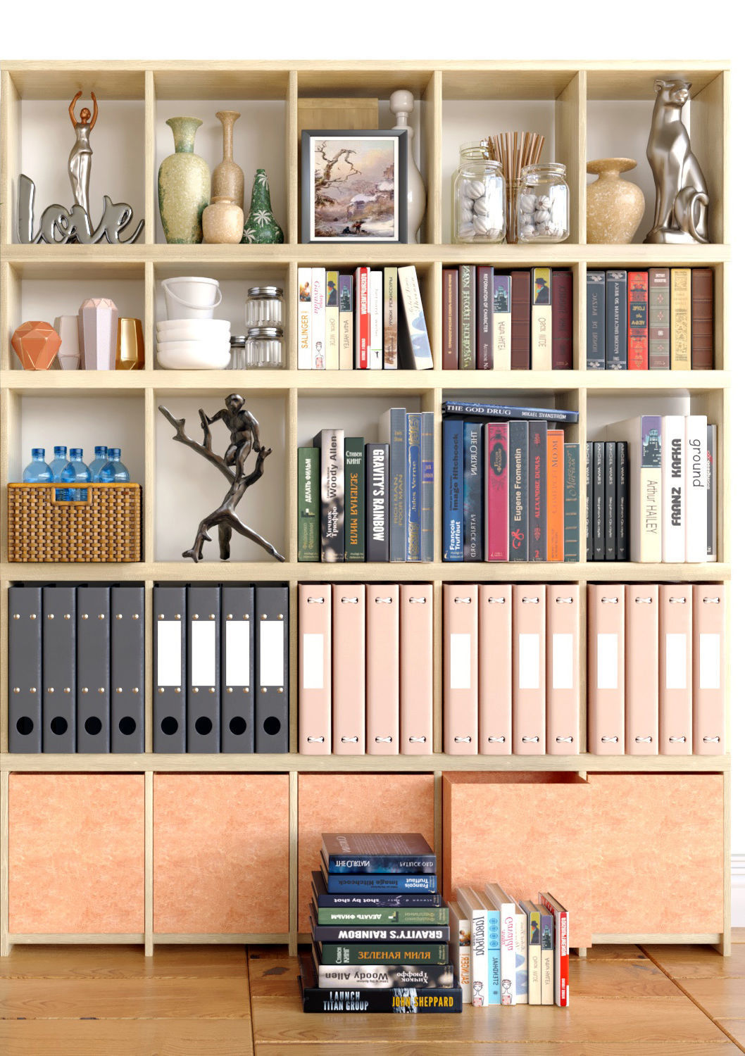 Wardrobe with lots of decor 3D model_2