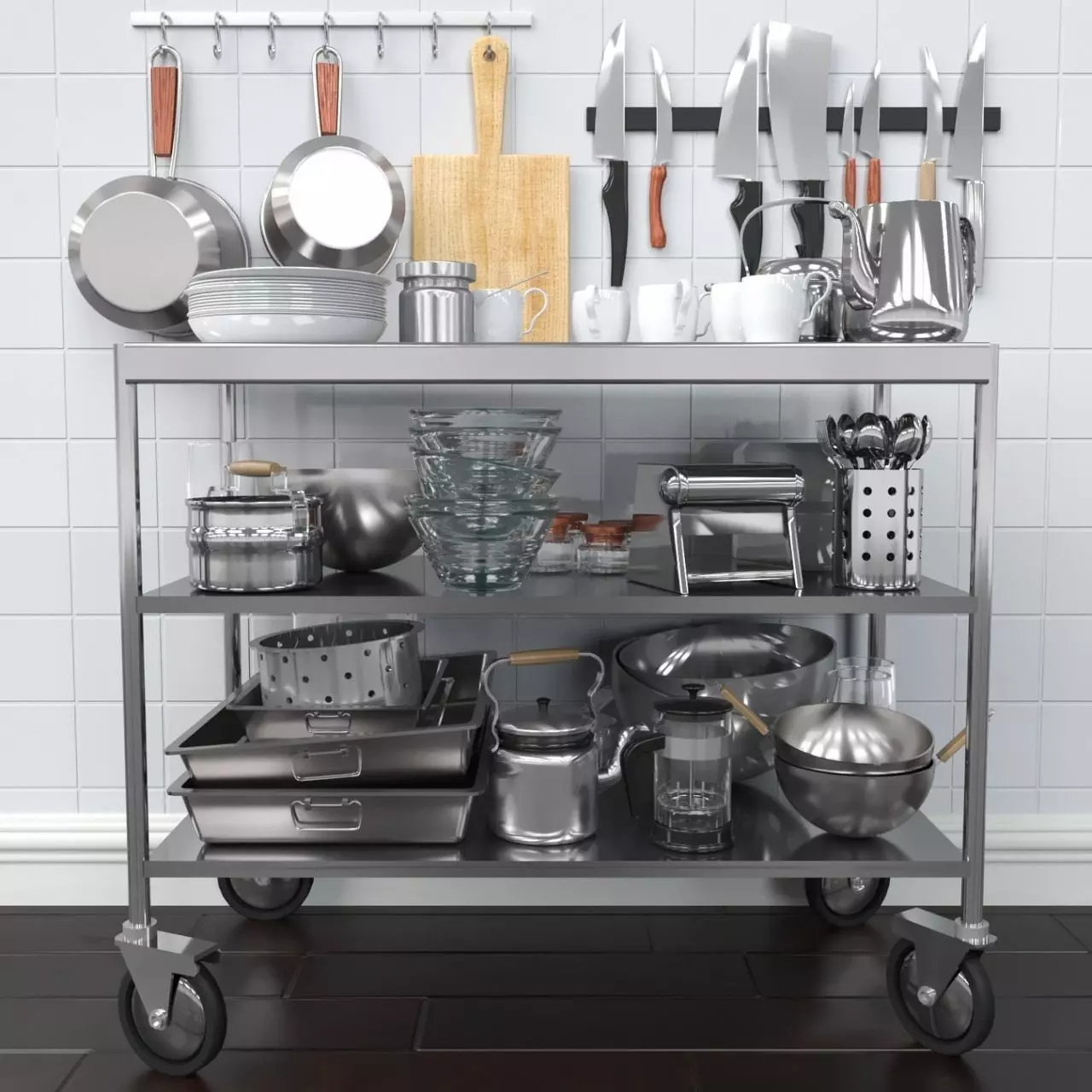 Little things for chef 3D model_0