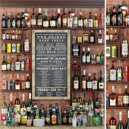 Big Alcoholic Bar 3D model