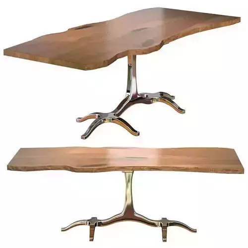 Slab Dining Table 3D model
