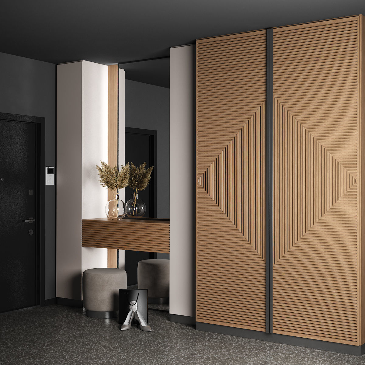 Furniture composition 37 3D model_1