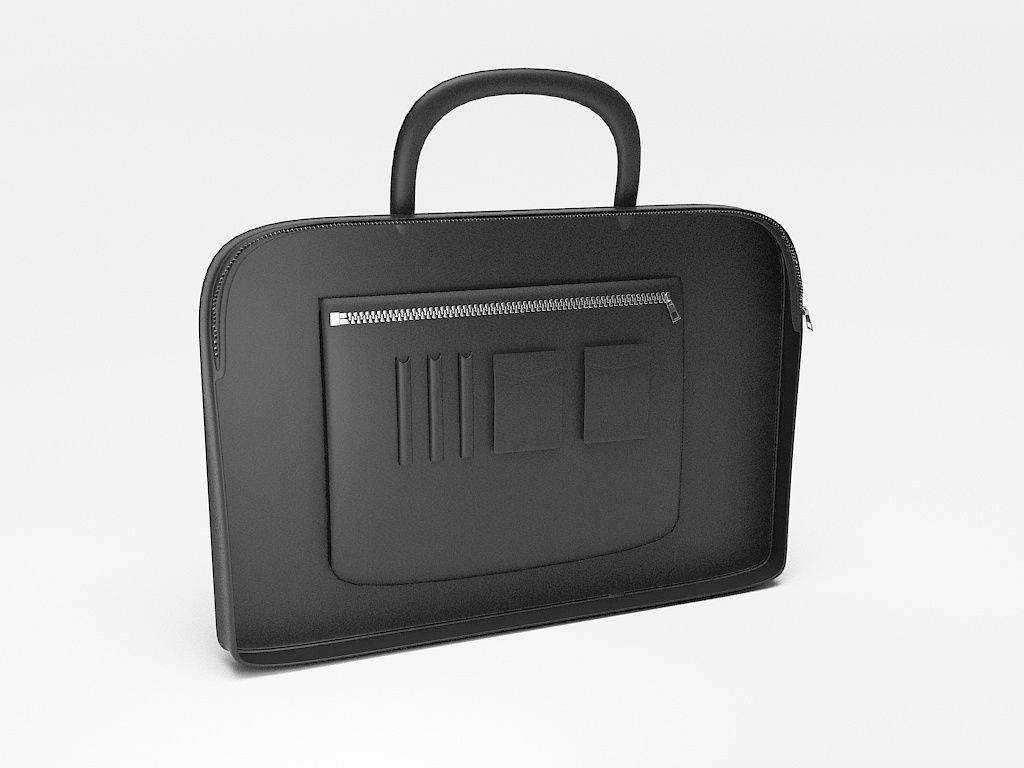 Lather Bag 3D model_1