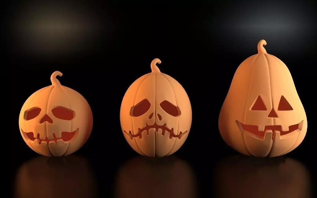 Pumpkins for Halloween 3D print model_0