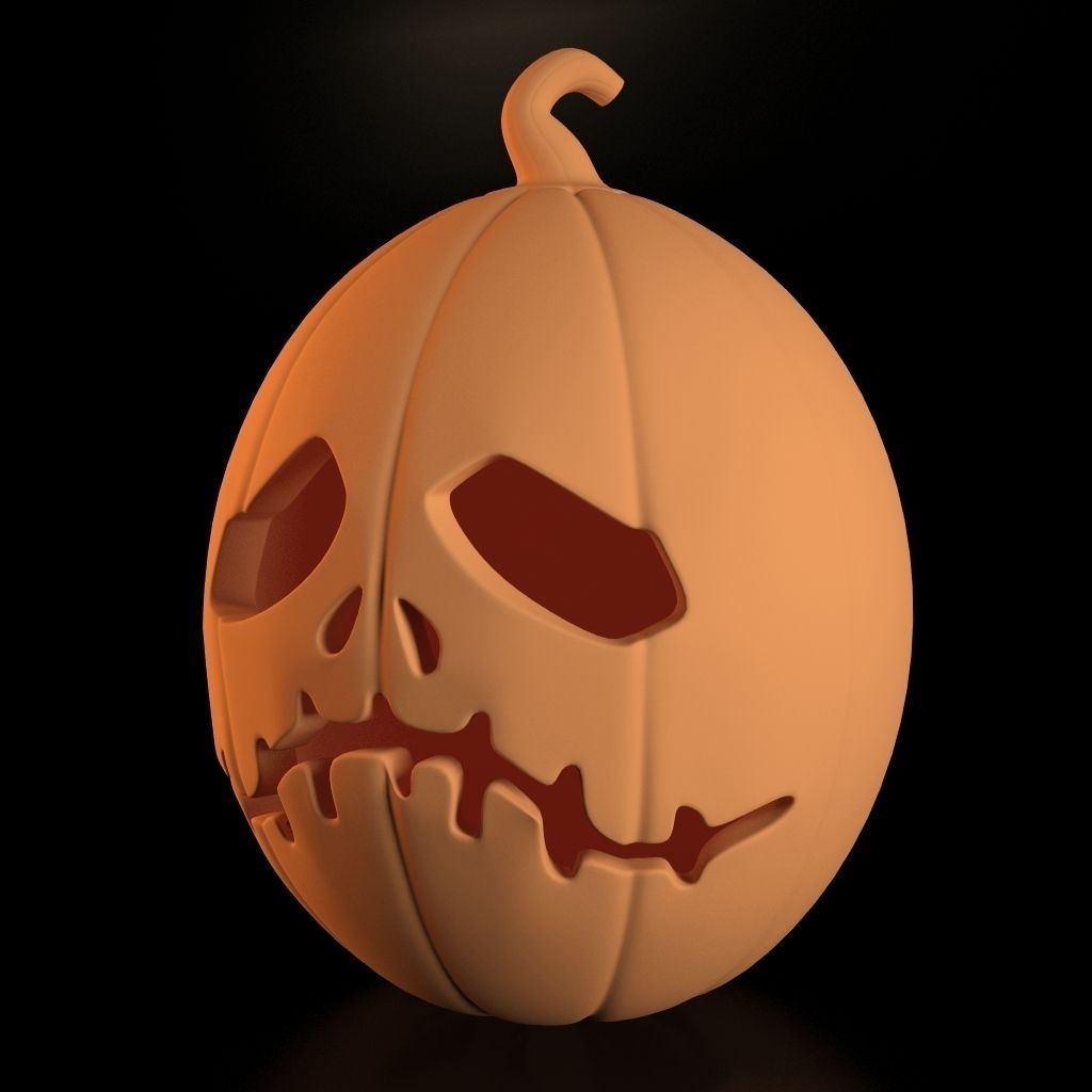 Pumpkins for Halloween 3D print model_5