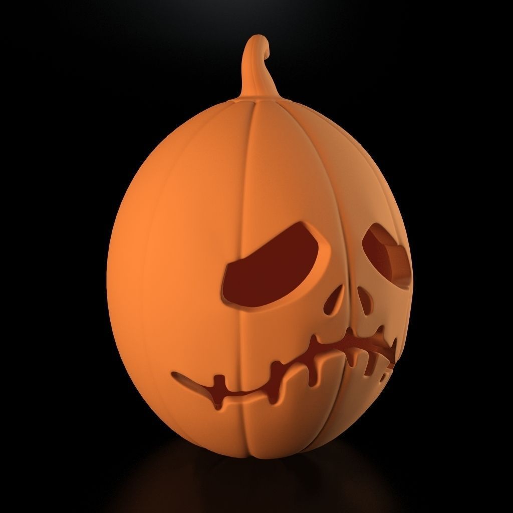 Pumpkins for Halloween 3D print model_2