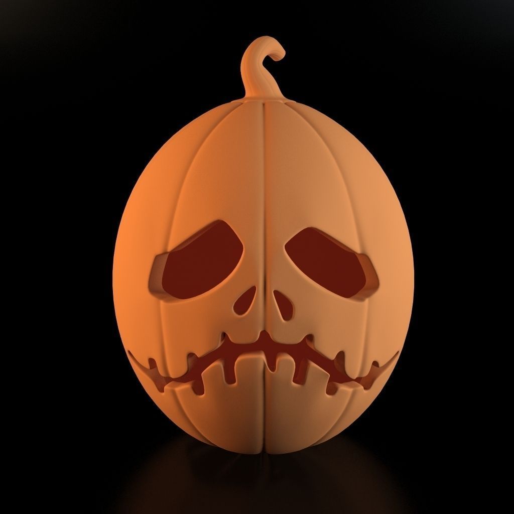 Pumpkins for Halloween 3D print model_1