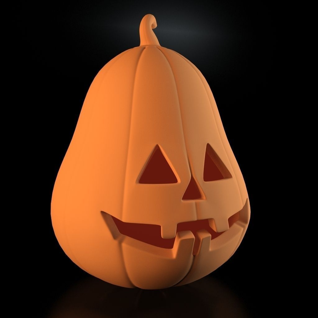 Pumpkins for Halloween 3D print model_9