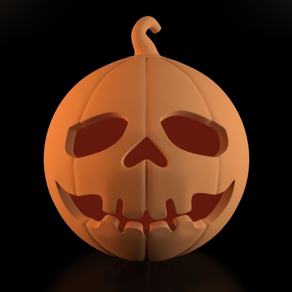 Pumpkins for Halloween 3D print model_3