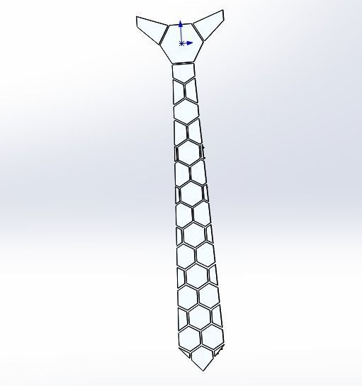 Hextie Honeycomb  3D print model_3