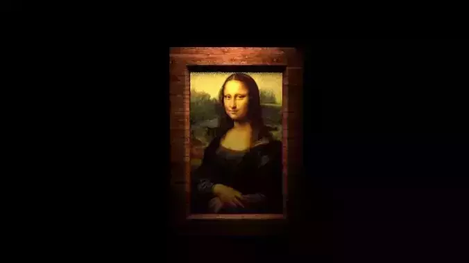 Monalisa Wooden Frame