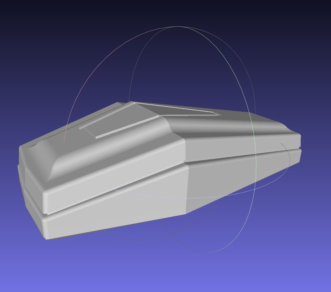 Overwatch Brigitte Printable Hairclip With LED Space 3D print model_8