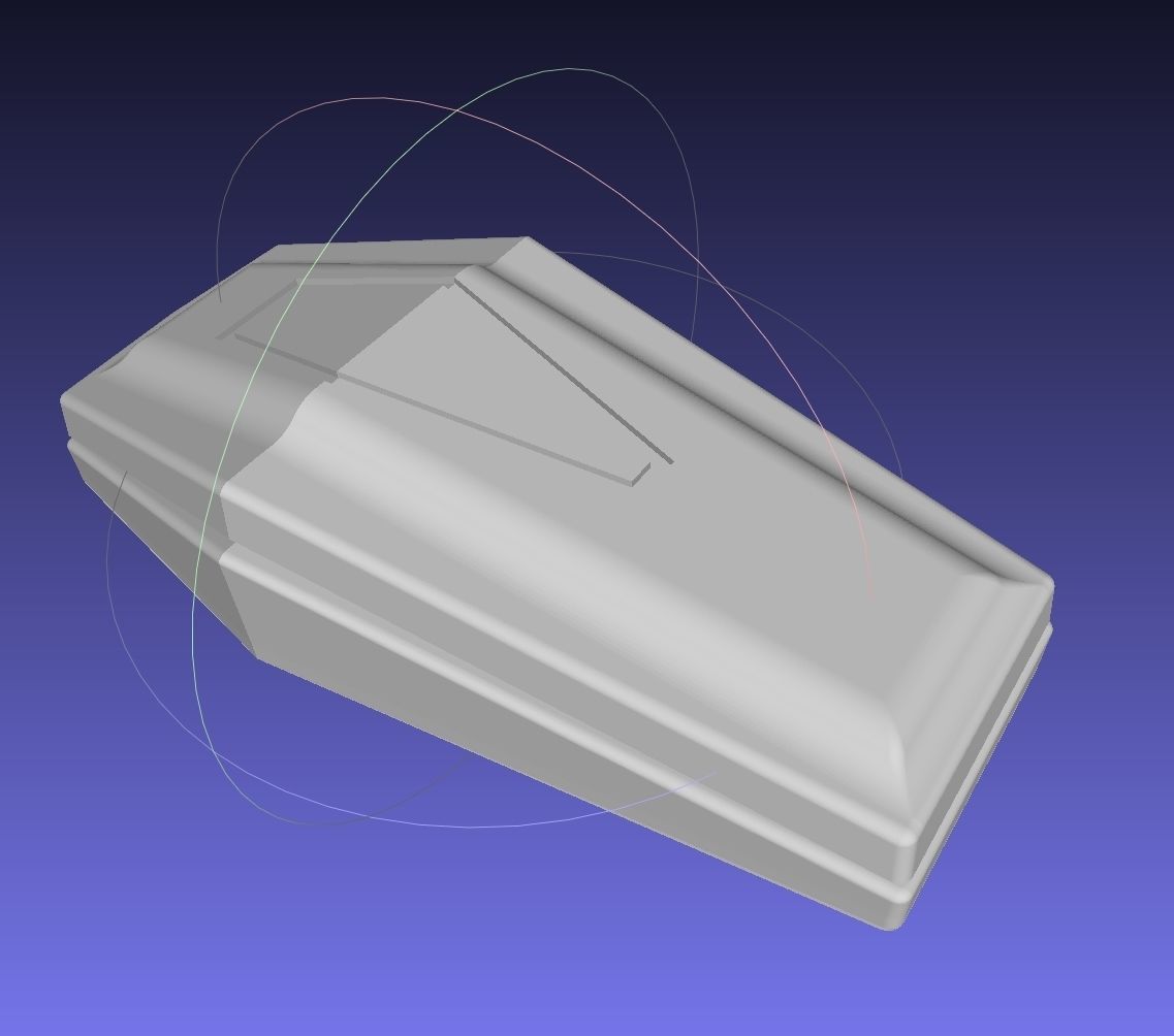 Overwatch Brigitte Printable Hairclip With LED Space 3D print model_6