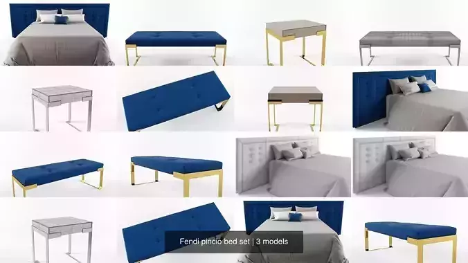 Fendi pincio bed set