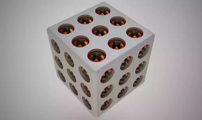Cube Fidget 3D print model