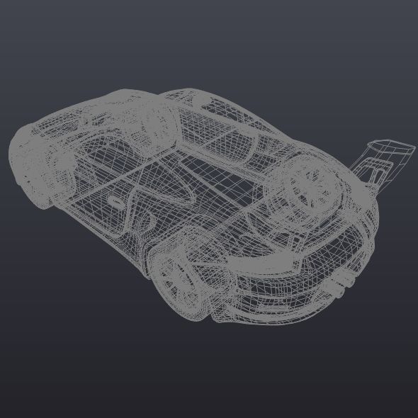 Porsche 911 gt3 rs 2015 restyled 3D model_12