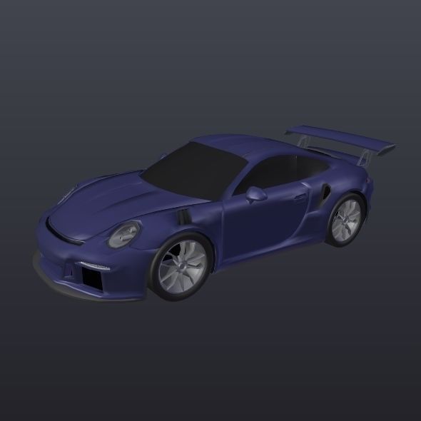Porsche 911 gt3 rs 2015 restyled 3D model_9