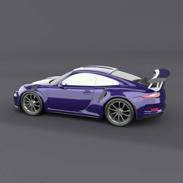 Porsche 911 gt3 rs 2015 restyled 3D model_2