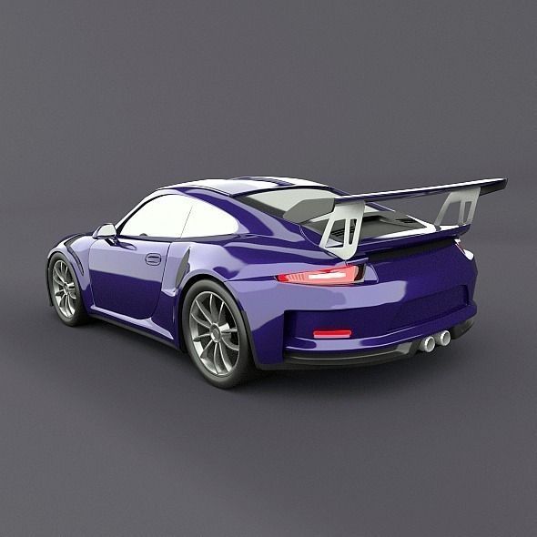 Porsche 911 gt3 rs 2015 restyled 3D model_8