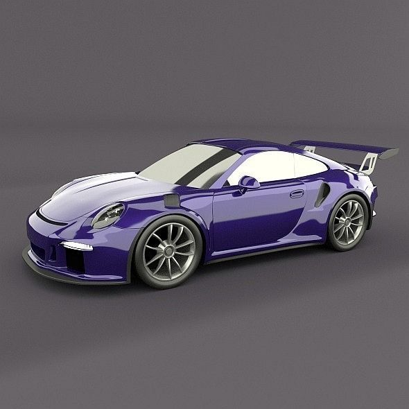 Porsche 911 gt3 rs 2015 restyled 3D model_5