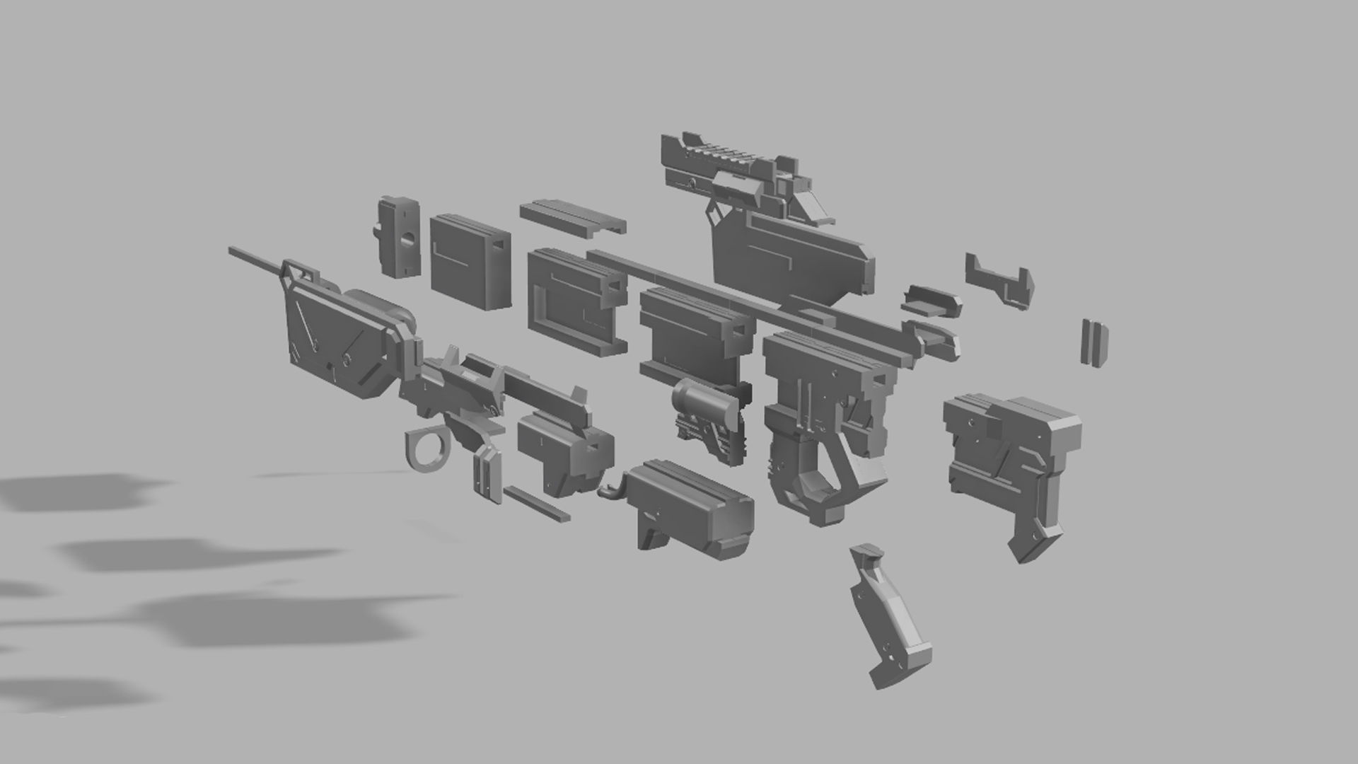 OVERWATCH - SOLDIER - STRIKE COMMANDER MORRISON RIFLE  3D print model_4