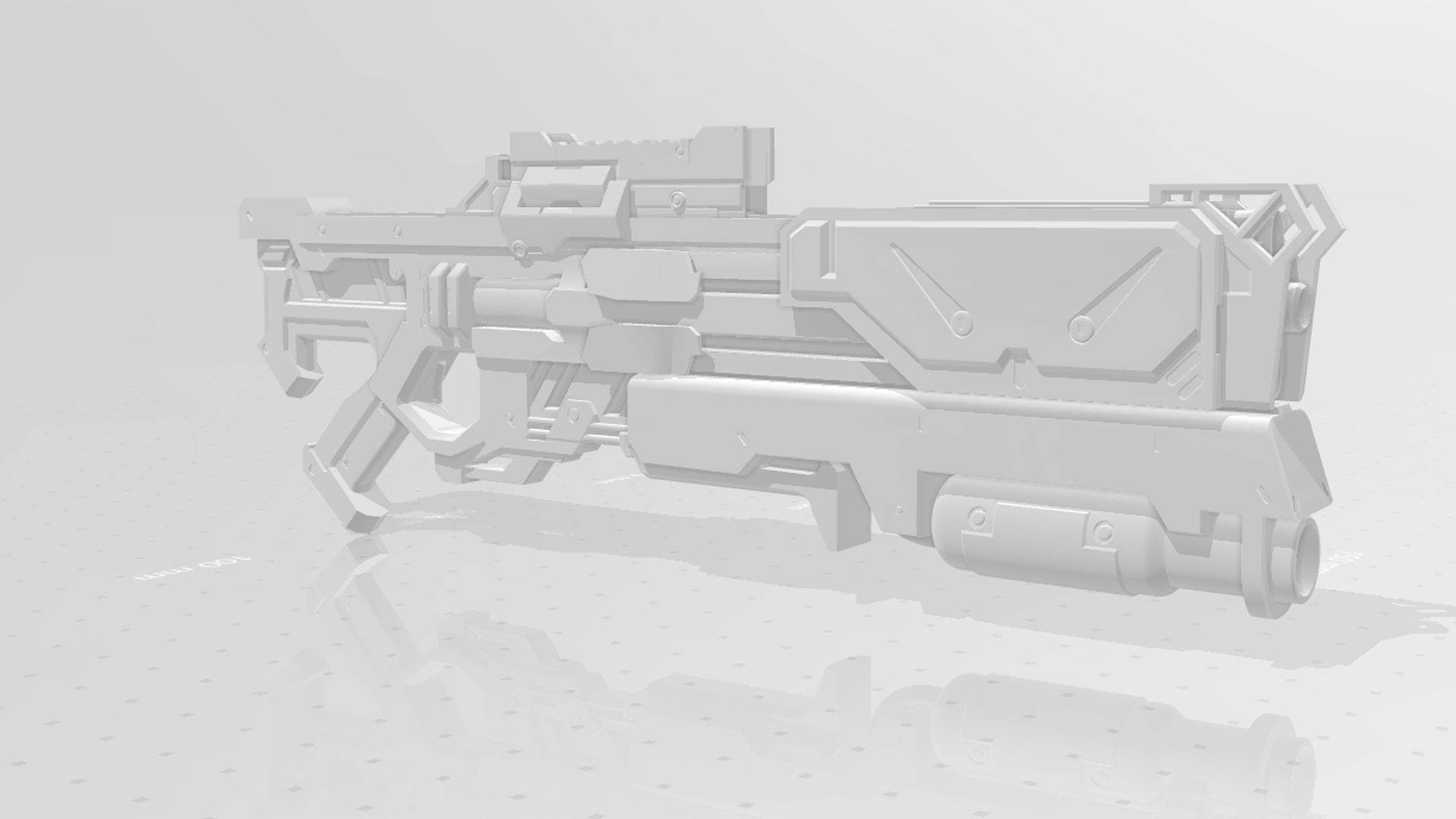 OVERWATCH - SOLDIER - STRIKE COMMANDER MORRISON RIFLE  3D print model_3