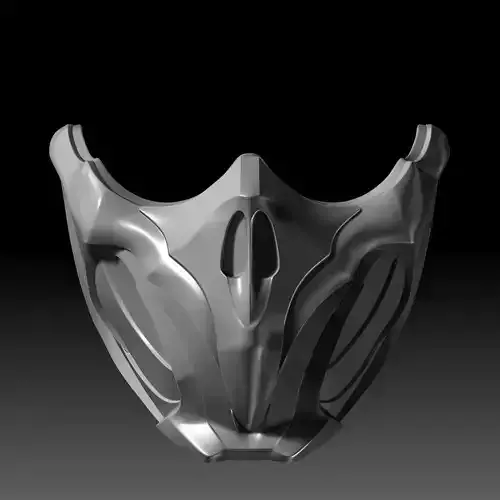 Fiery Grandmaster Scorpion Mask MK 11 3D printable model 3D print model