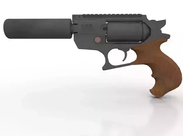 Silenced Revolver 