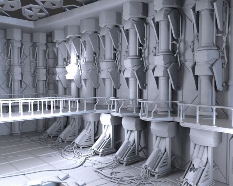 Abandoned Laboratory 3D model_3