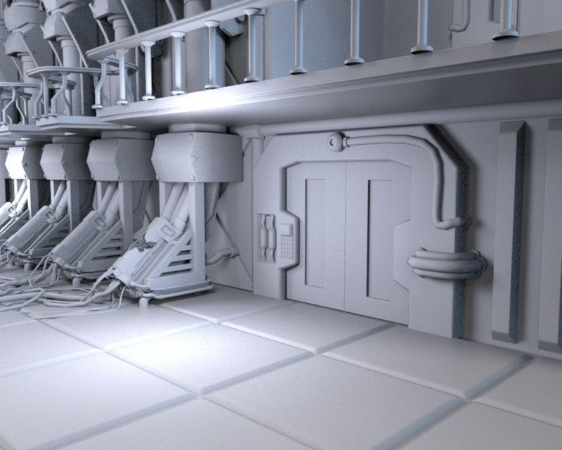 Abandoned Laboratory 3D model_9