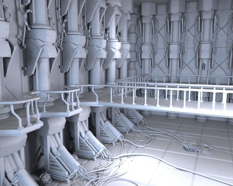 Abandoned Laboratory 3D model_6