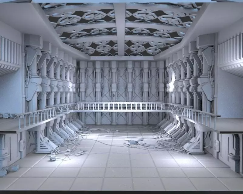 Abandoned Laboratory 3D model_0