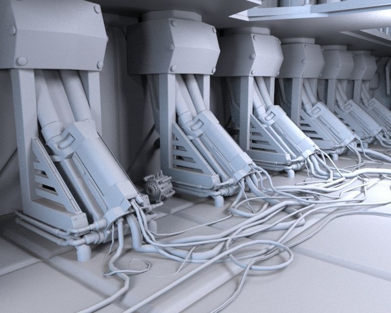 Abandoned Laboratory 3D model_11