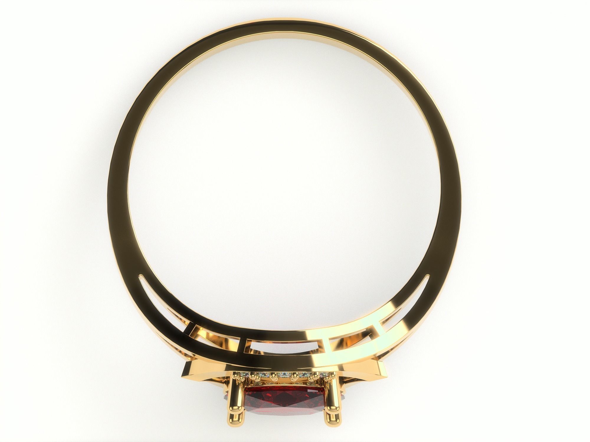 Ring 0027 3D print model_3