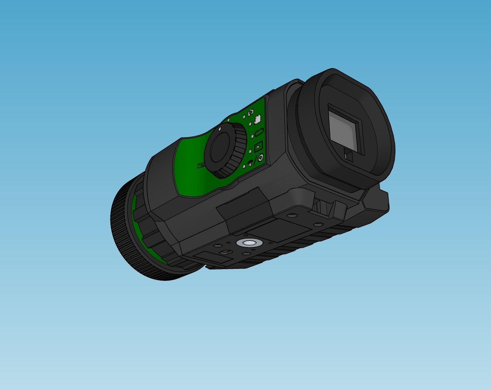 Sionyx Aurora Color Night Vision Camera 3D print model_2