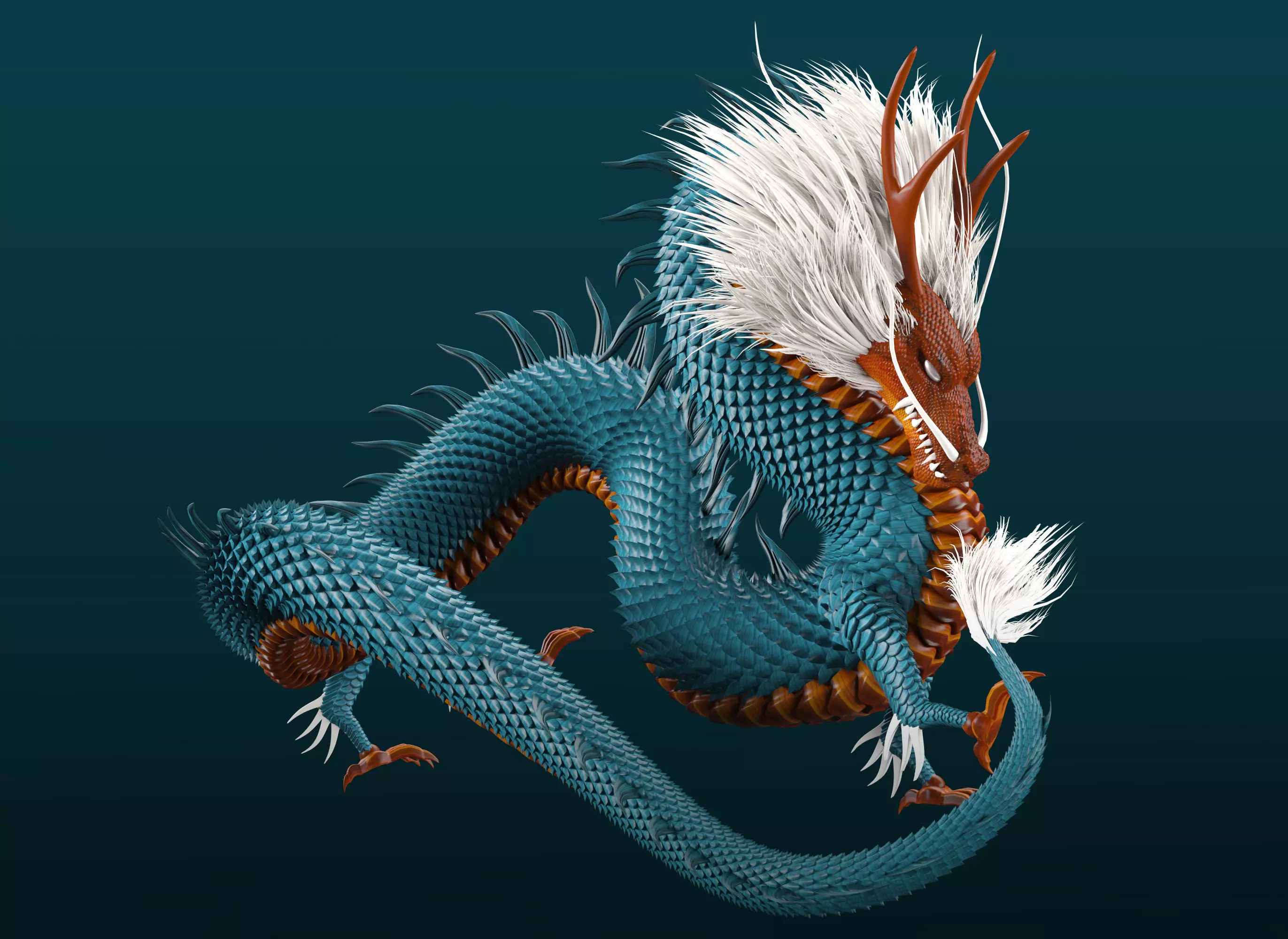 Dragon Asia 3D model