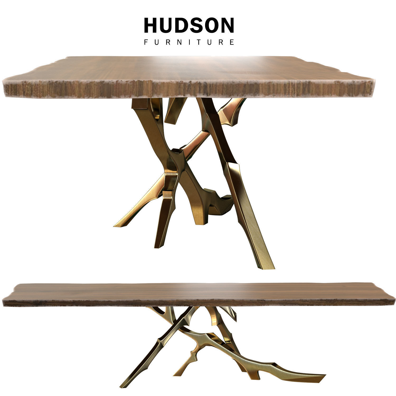Table Grolier Hudson 3D model_1