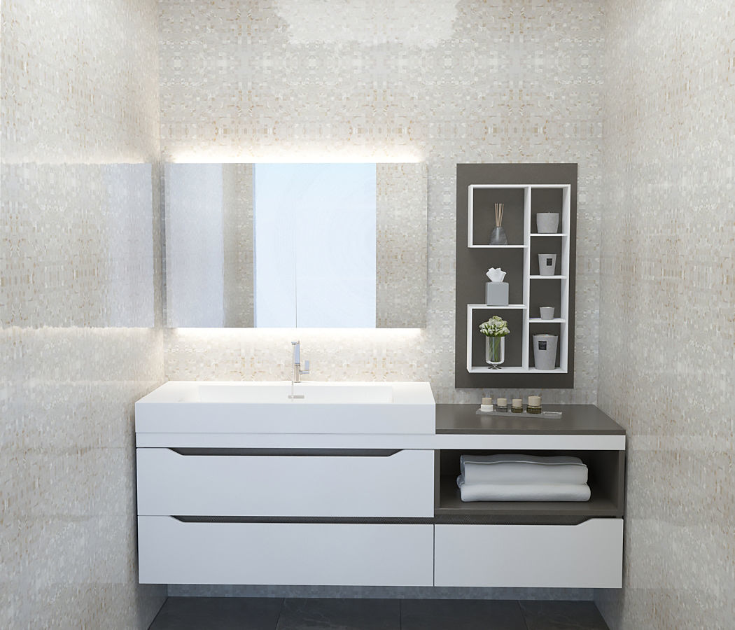 Victory  street Bathroom ground 3D model_1