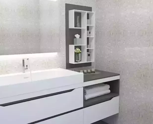 Victory  street Bathroom ground 3D model