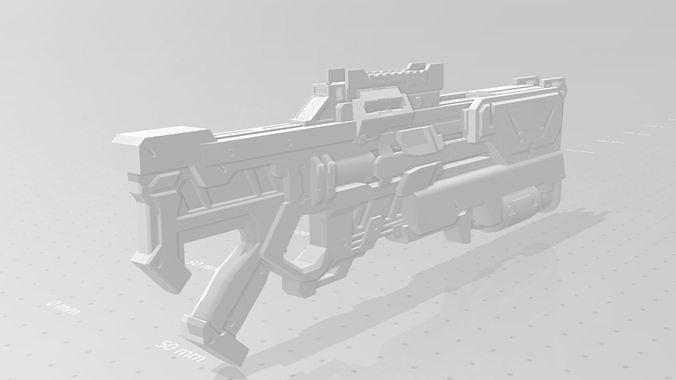 OVERWATCH - SOLDIER - STRIKE COMMANDER MORRISON RIFLE  3D print model