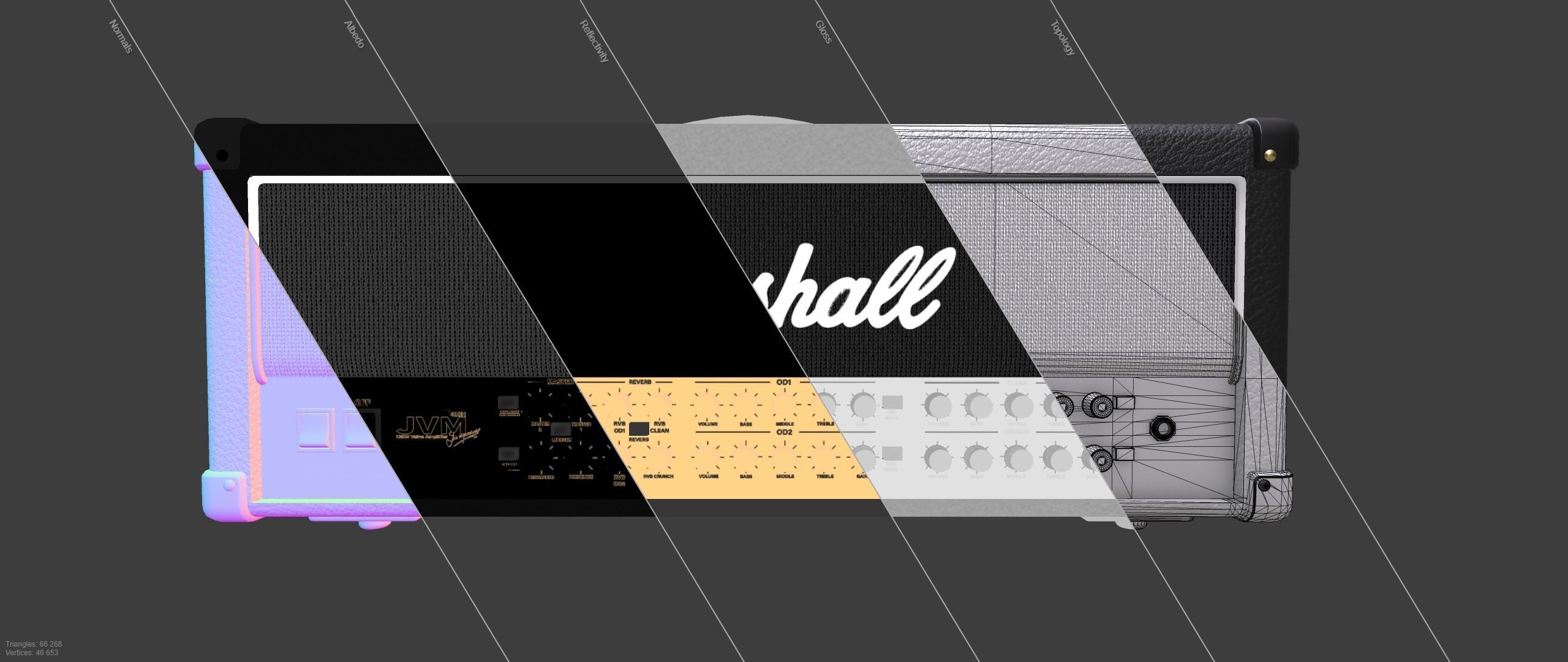 Marshall JVM 410H 3D model_6