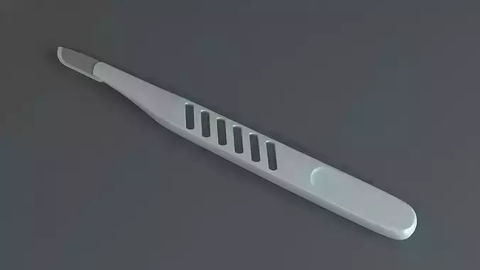 Scalpel medical tool 3D model