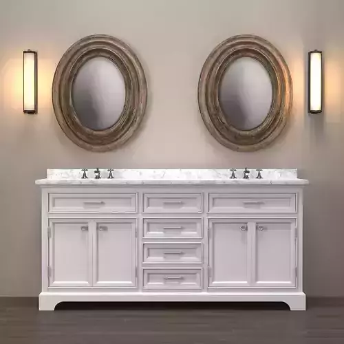 Double washbasin 3 colors