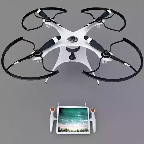 Generic Drone Quadcopter with Camera and RC